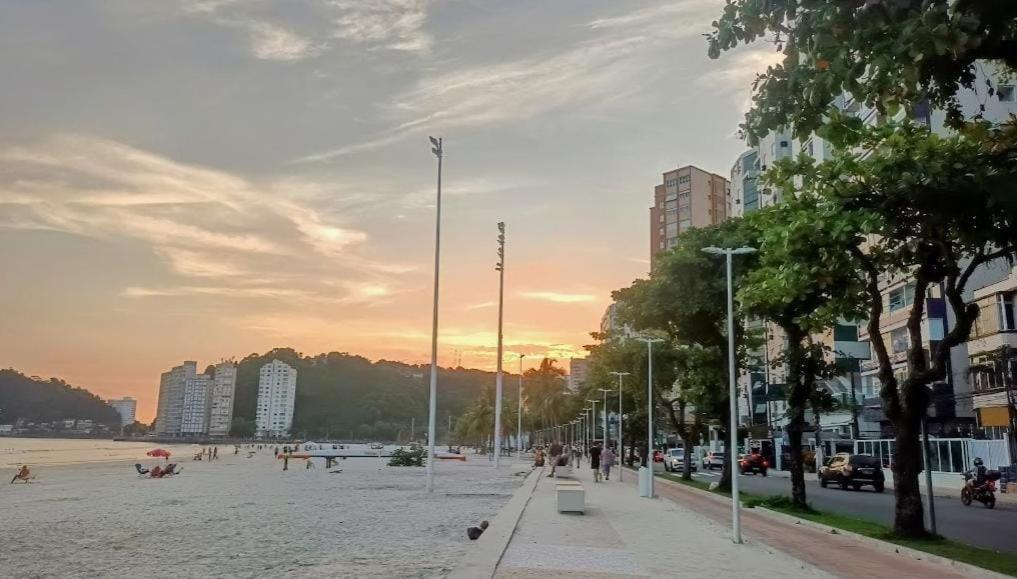 Apartamento Mobiliado Predio Frente Ao Mar Сан-Висенти Экстерьер фото