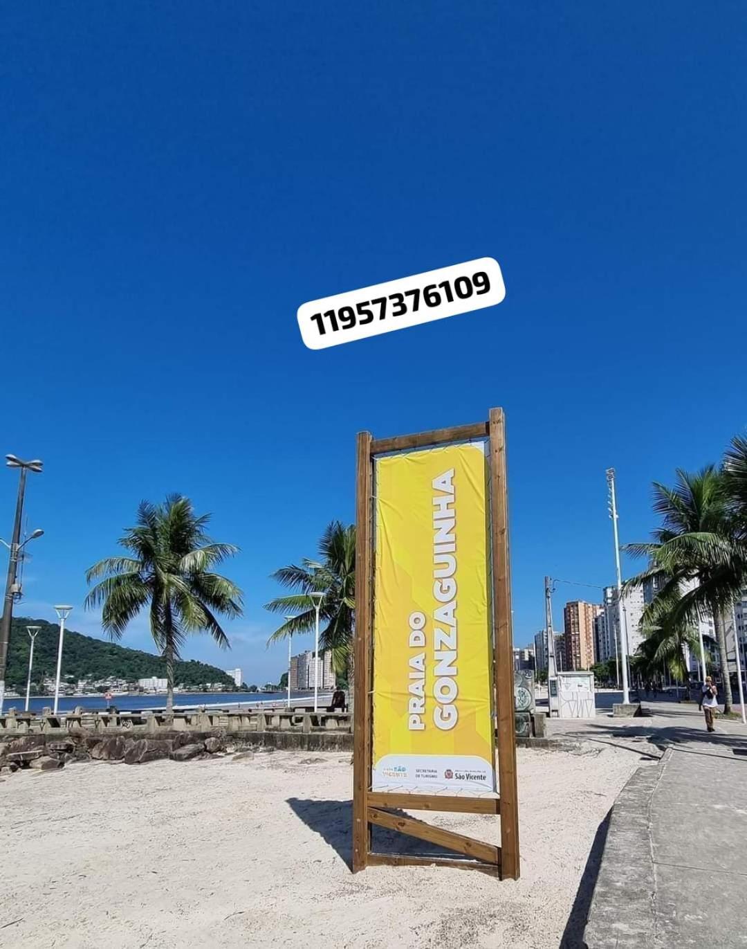 Apartamento Mobiliado Predio Frente Ao Mar Сан-Висенти Экстерьер фото