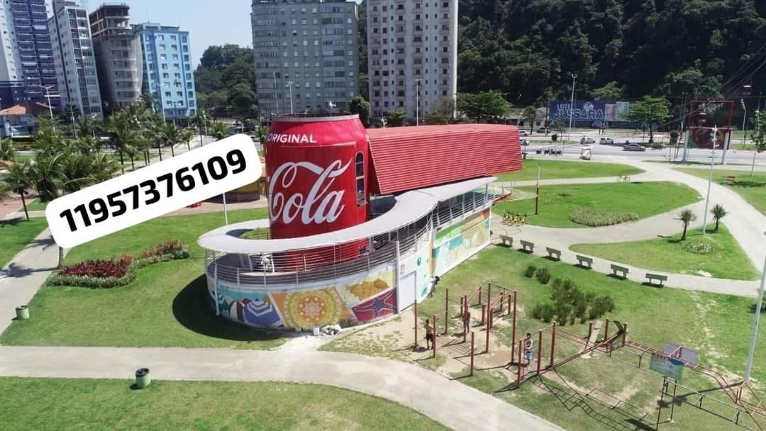 Apartamento Mobiliado Predio Frente Ao Mar Сан-Висенти Экстерьер фото